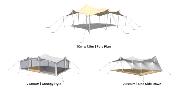 Premium Event Tents, Tent Styles